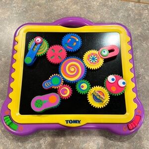 Tomy Gearations Mechanical Gear Board Stem Sensory Rare Vintage Toy!